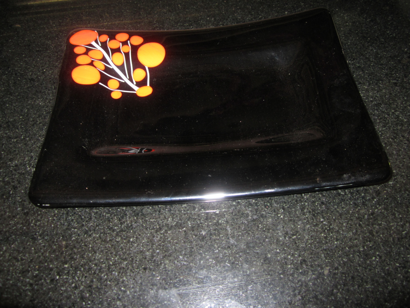 Slumped Glass Sushi Plate
